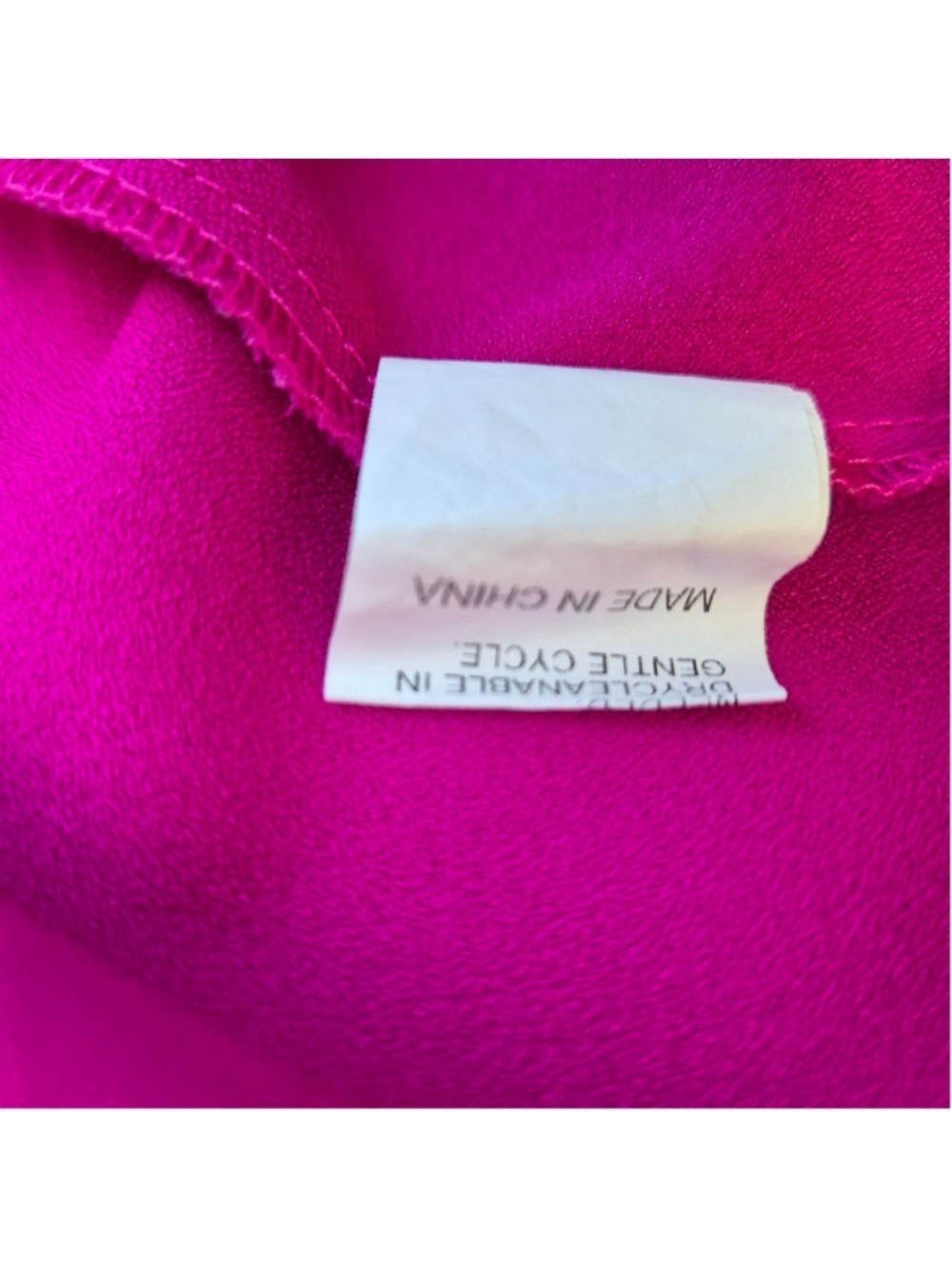 Women's SHEIN Fuchsia Ruffle Sleeve Mini Dress Size 6 - Picture 5 of 9